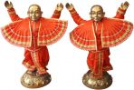 Gaura Nitai Brass 19" with clothes